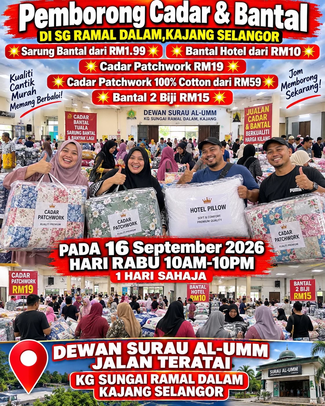 @Pemborong Cadar & Bantal