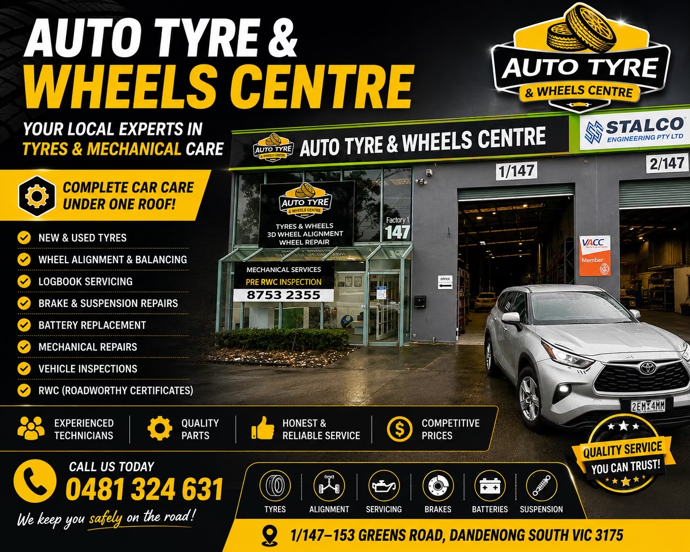 @Auto Tyres And Wheels Center