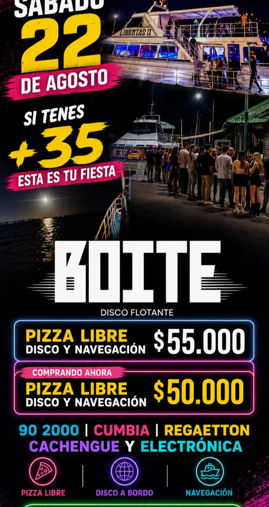 @fiesta en barco