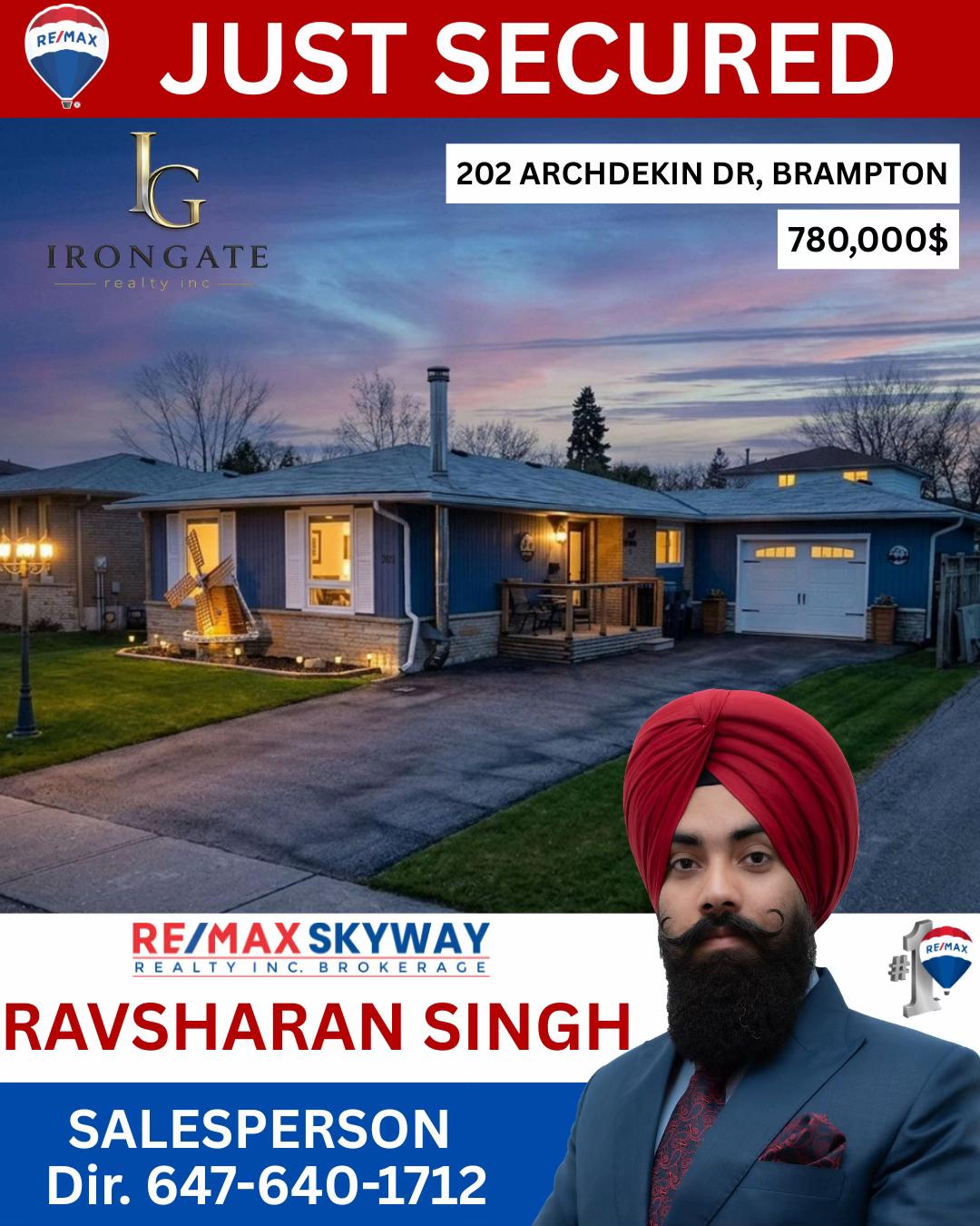 @RAVSHARAN SINGH | REALTOR