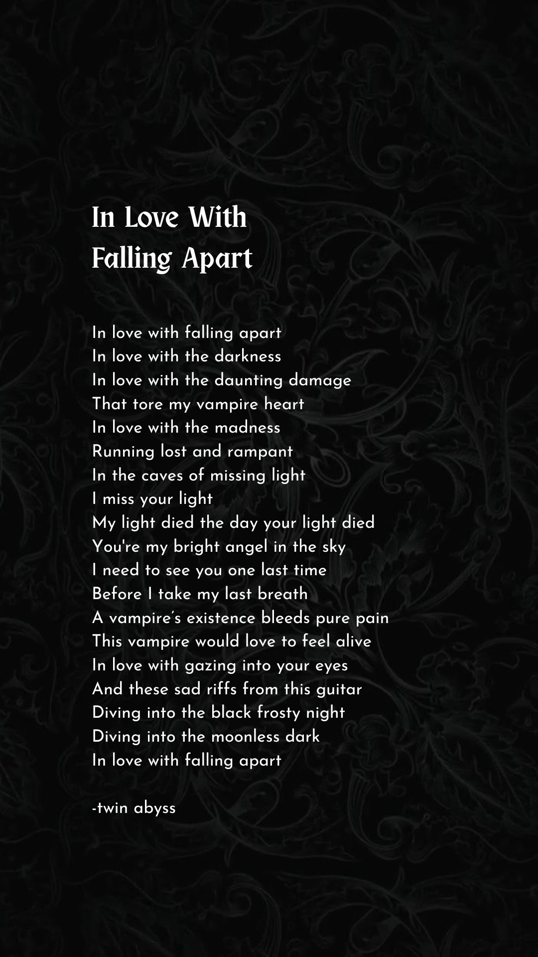 @Twin Abyss Poetry