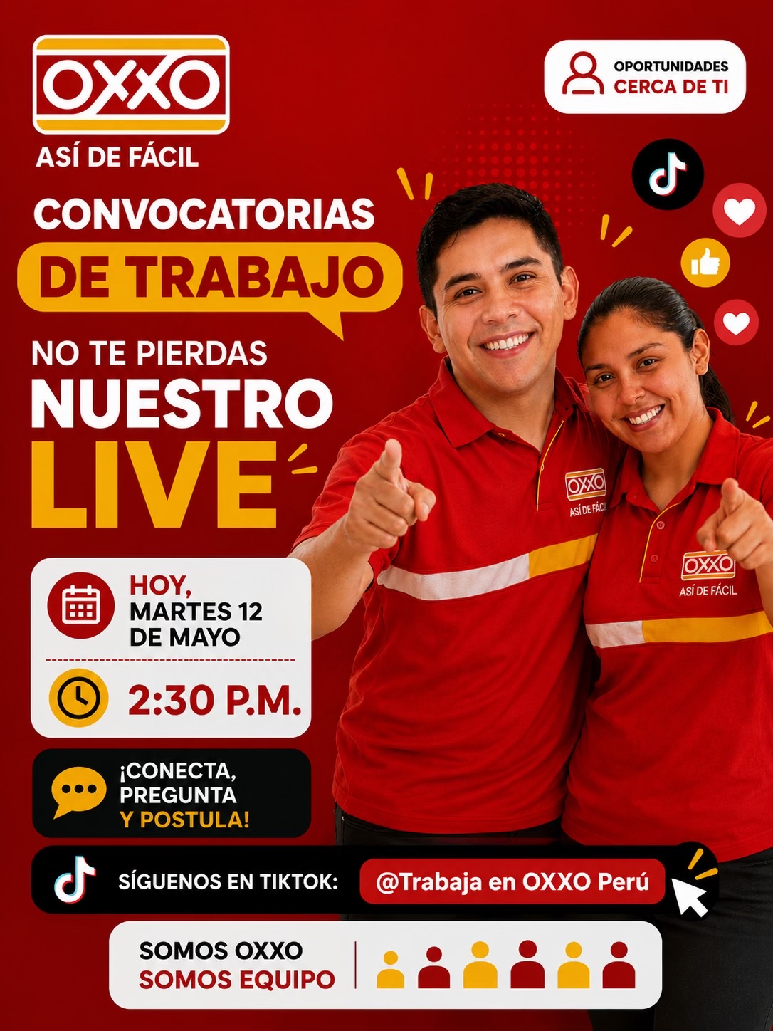@Trabaja en OXXO Per&uacute;