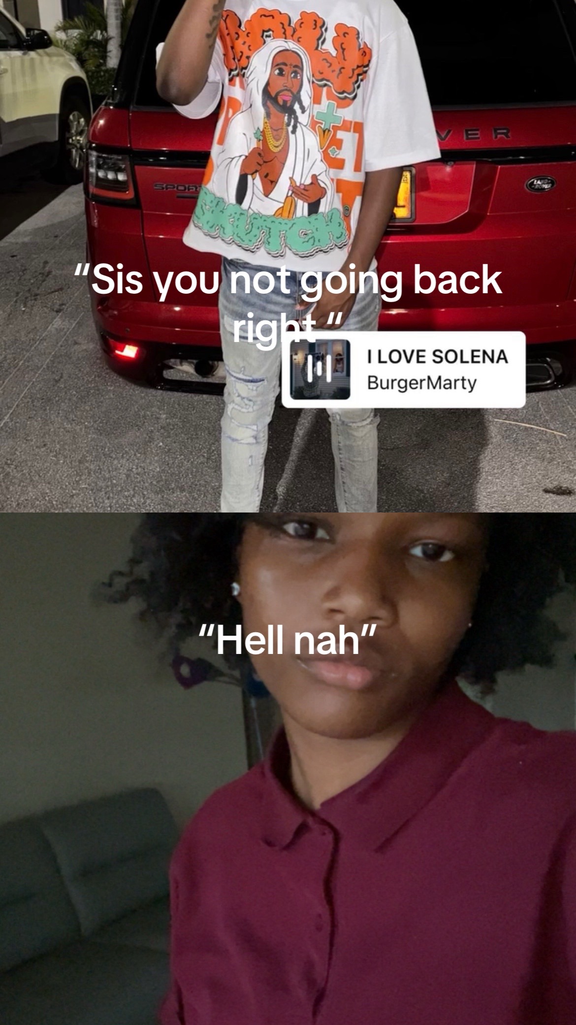 @If she look she took