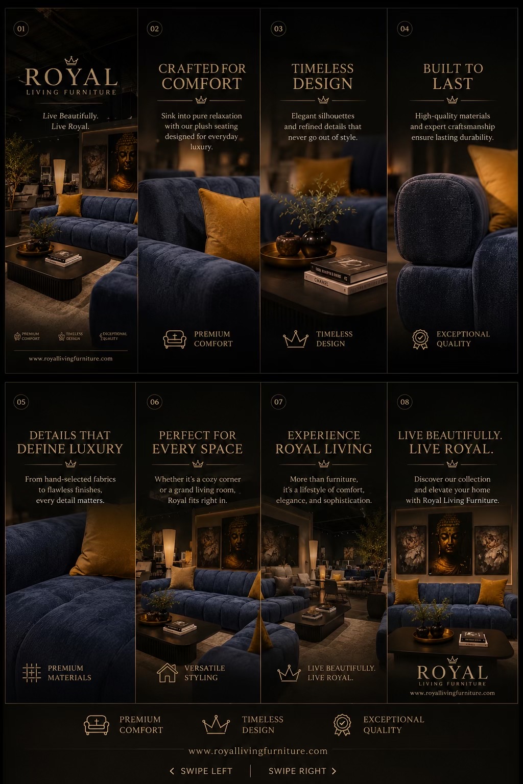 @Royal living furniture