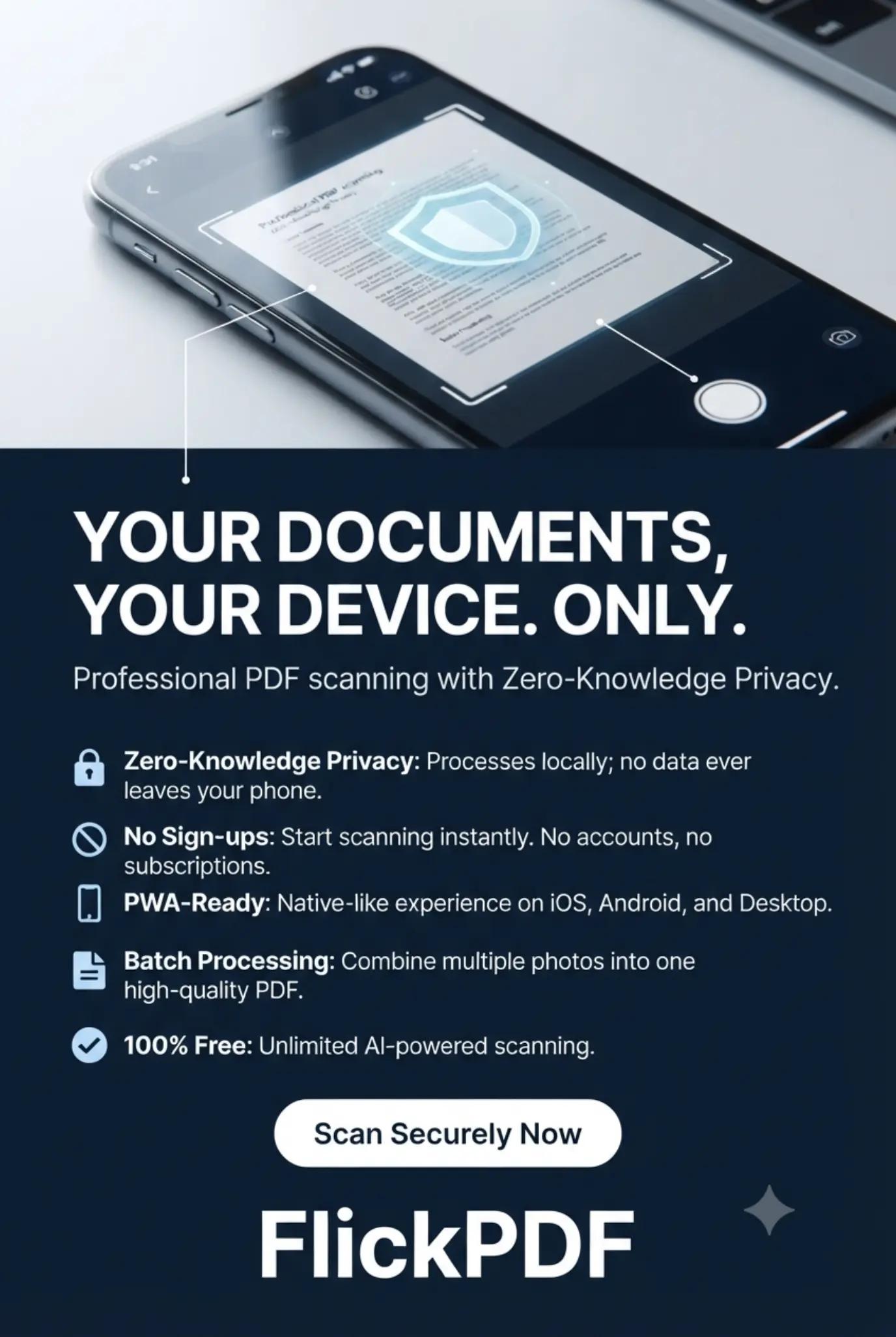 @FlickPDF | No-Cloud PDF Tool