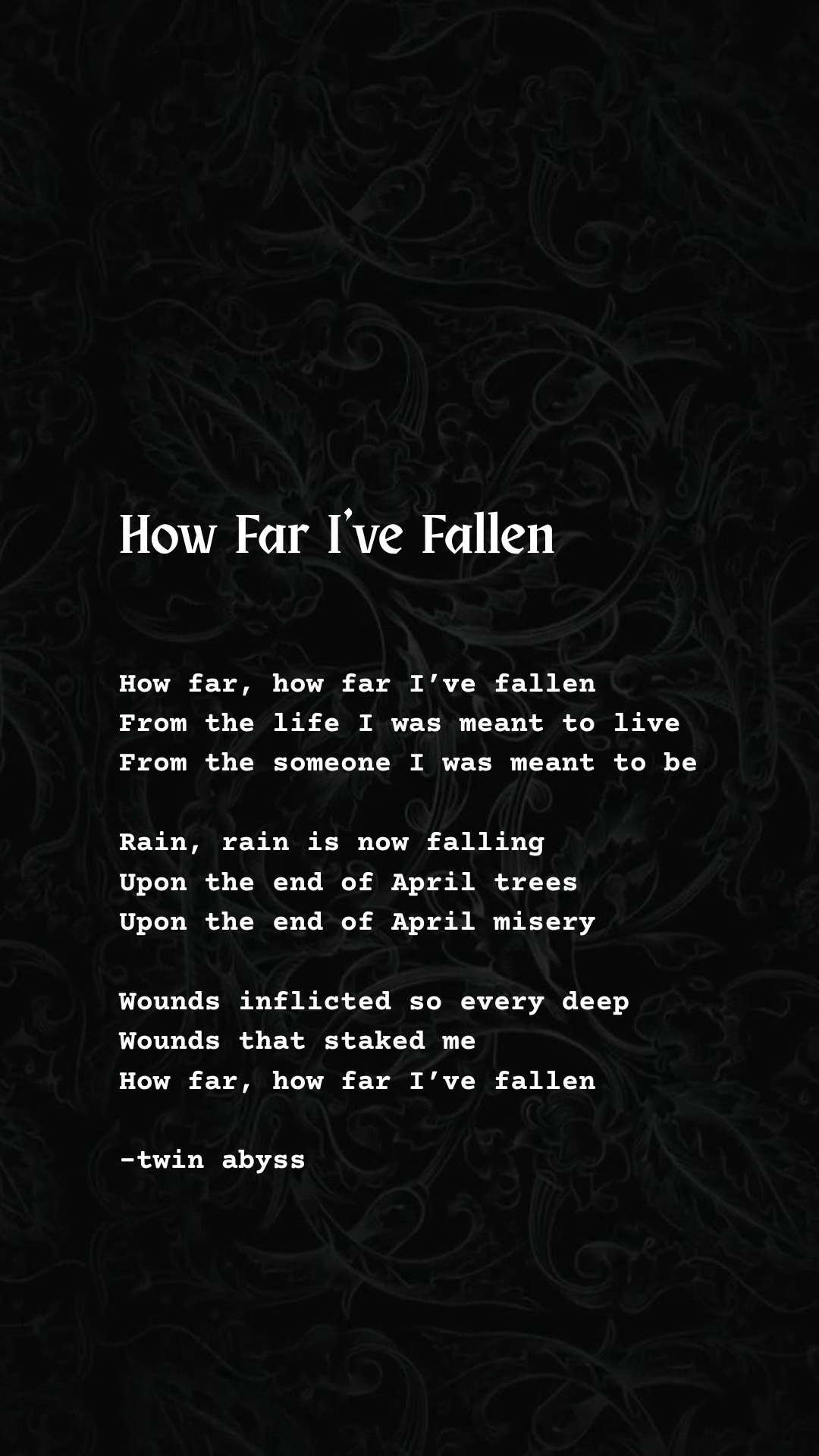 @Twin Abyss Poetry