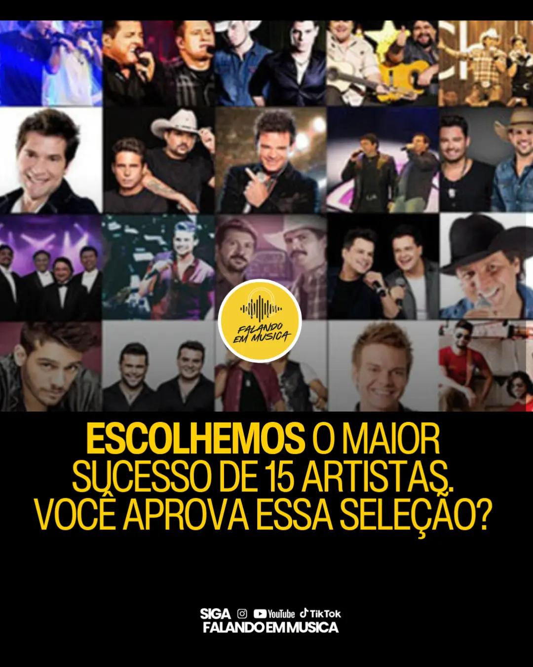@Falando em música