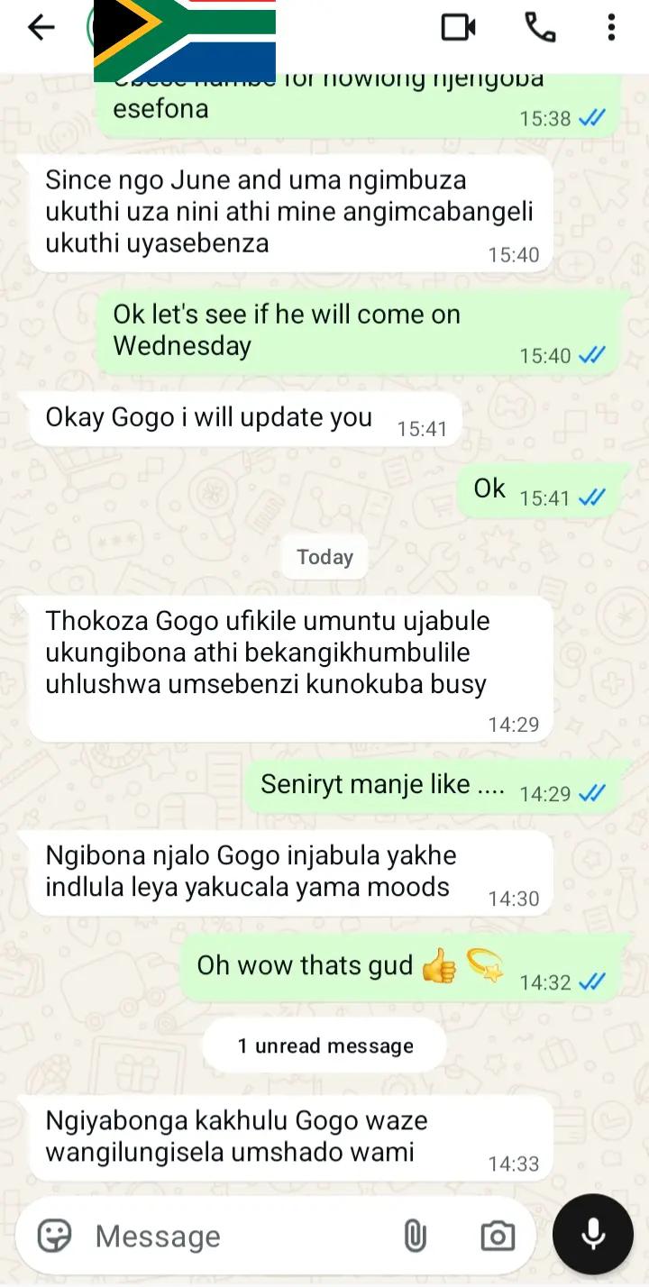 @Gogo mamoyo mazololo.