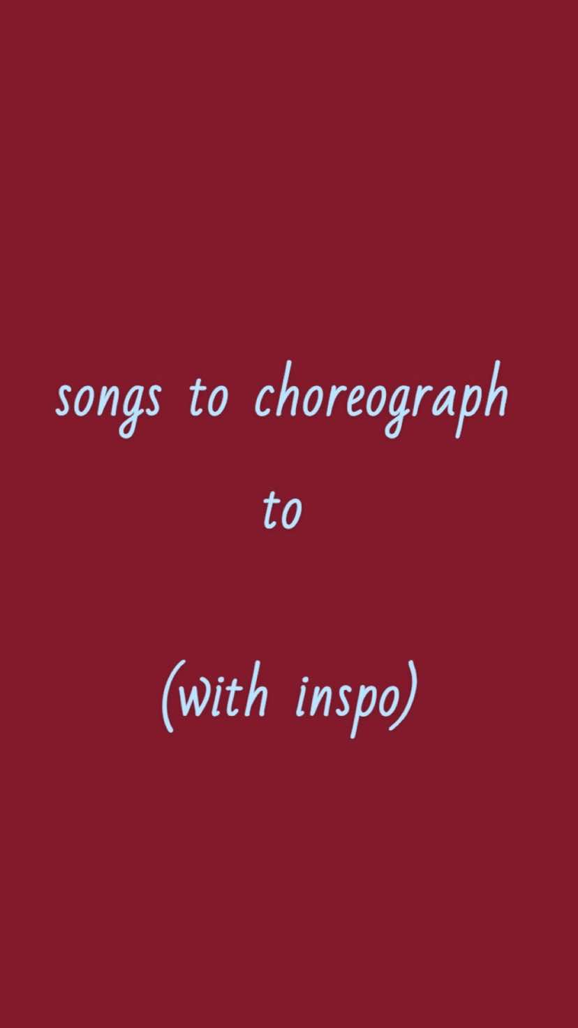 @dance ideas!