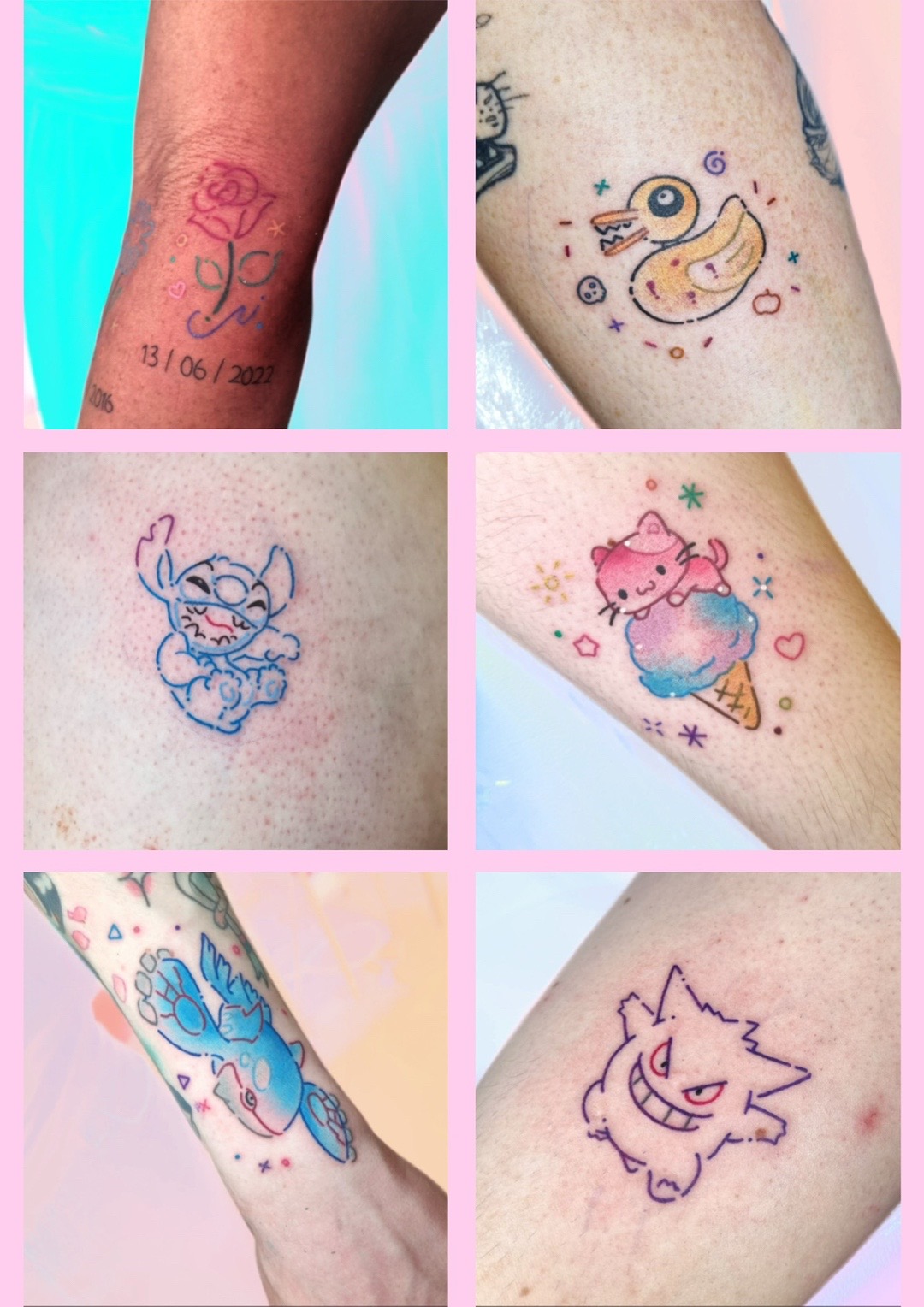 @Tatouage kawaii / pop culture