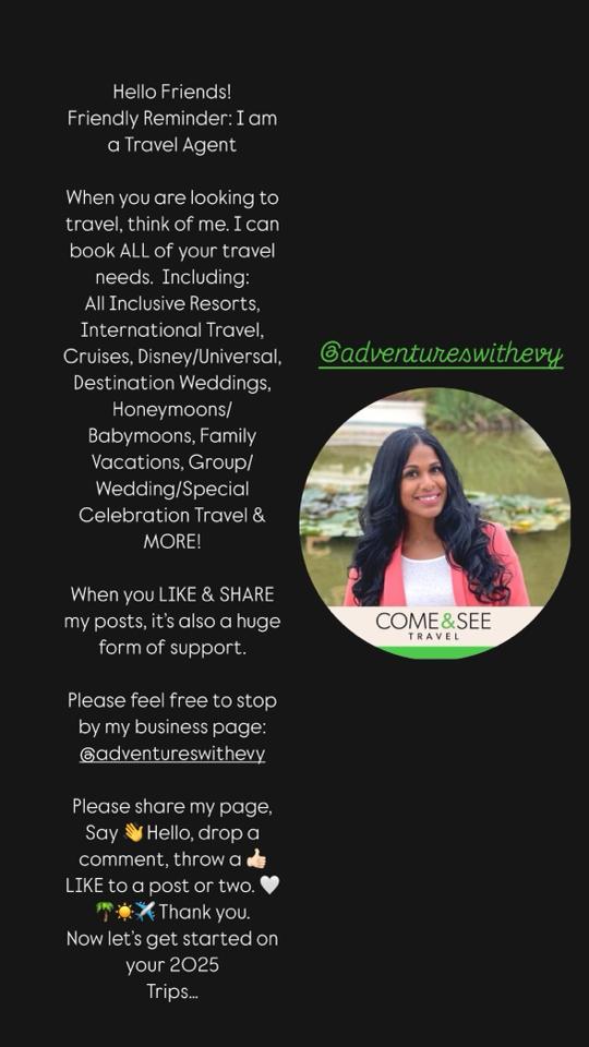 @Evelyn Caba, Travel Agent