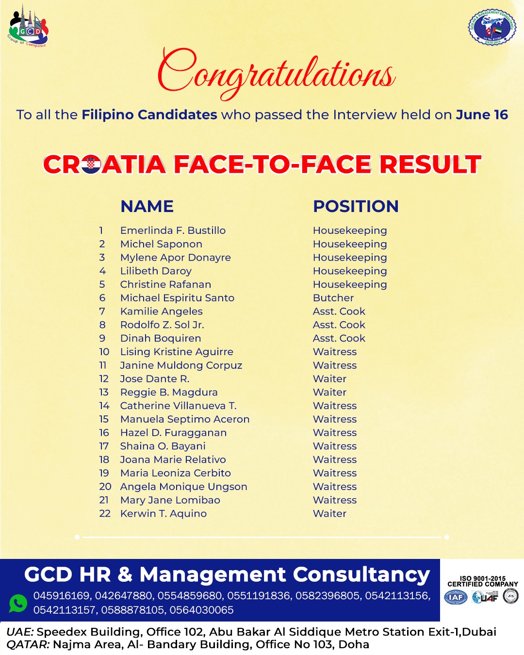 @GCD HR & MGM CONSULTANCY