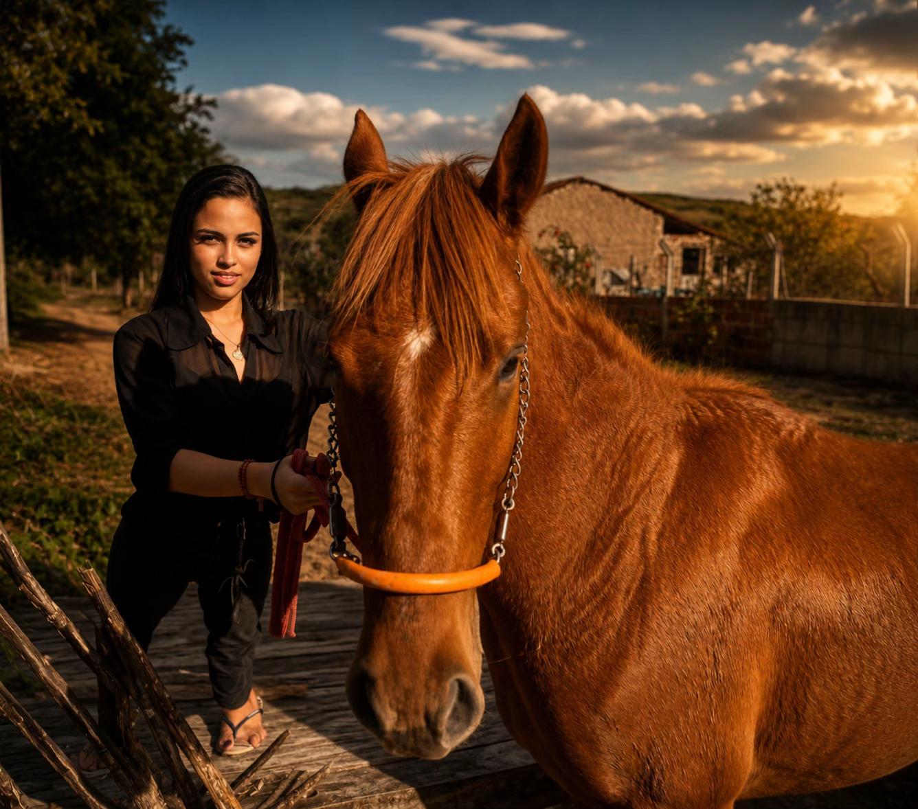 @Mini vaqueira do sert&atilde;o 🐎🌵