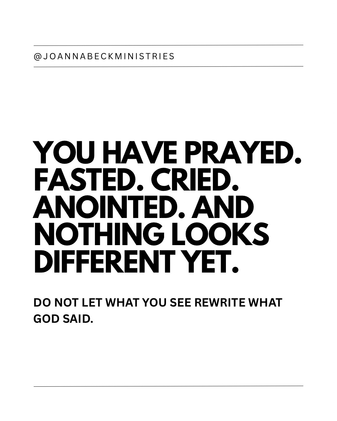 @Joanna Beck Ministries