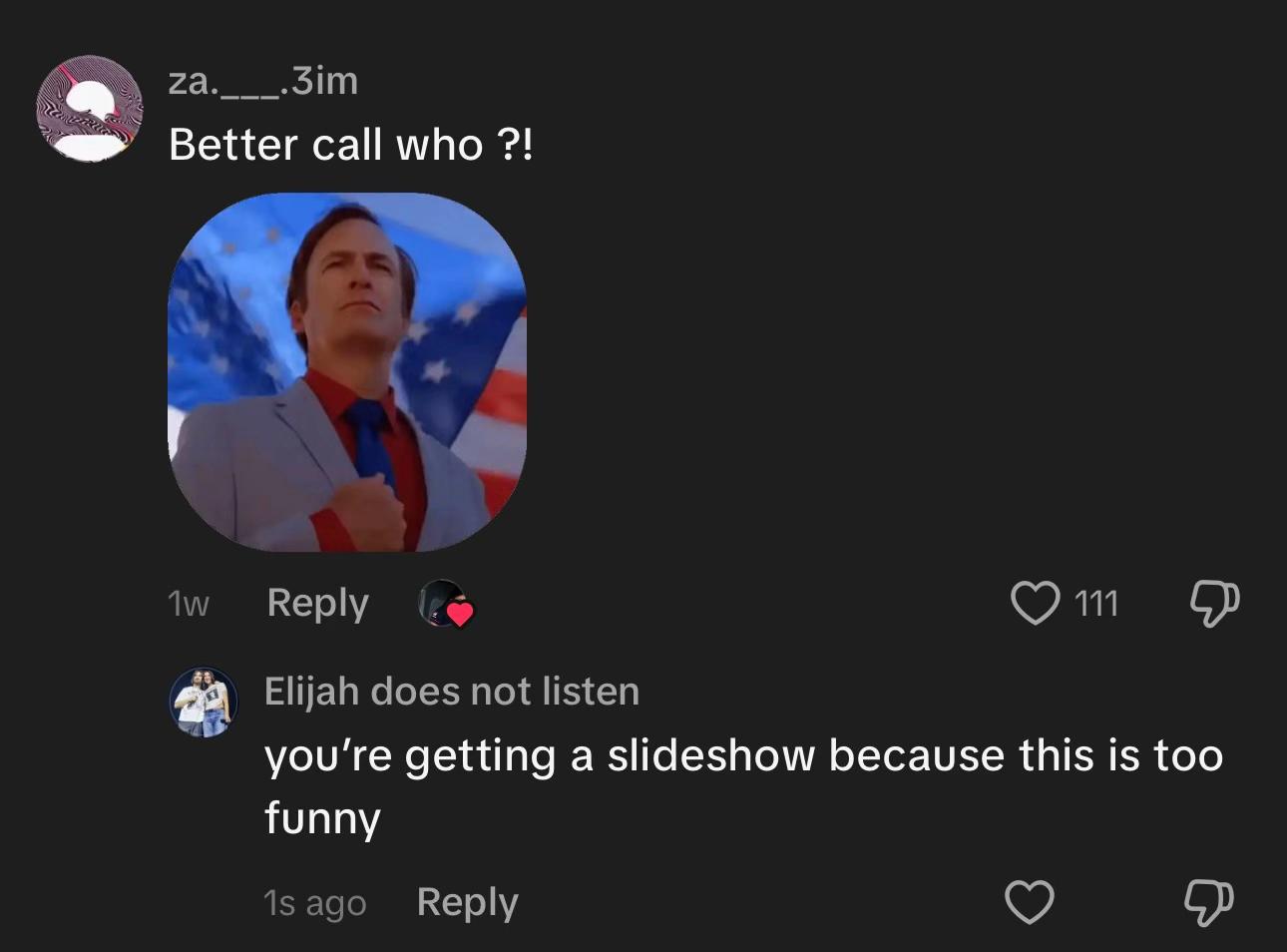 @Elijah does not listen