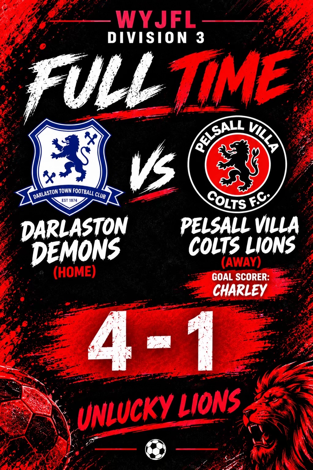 @Pelsall villa colts lions u15
