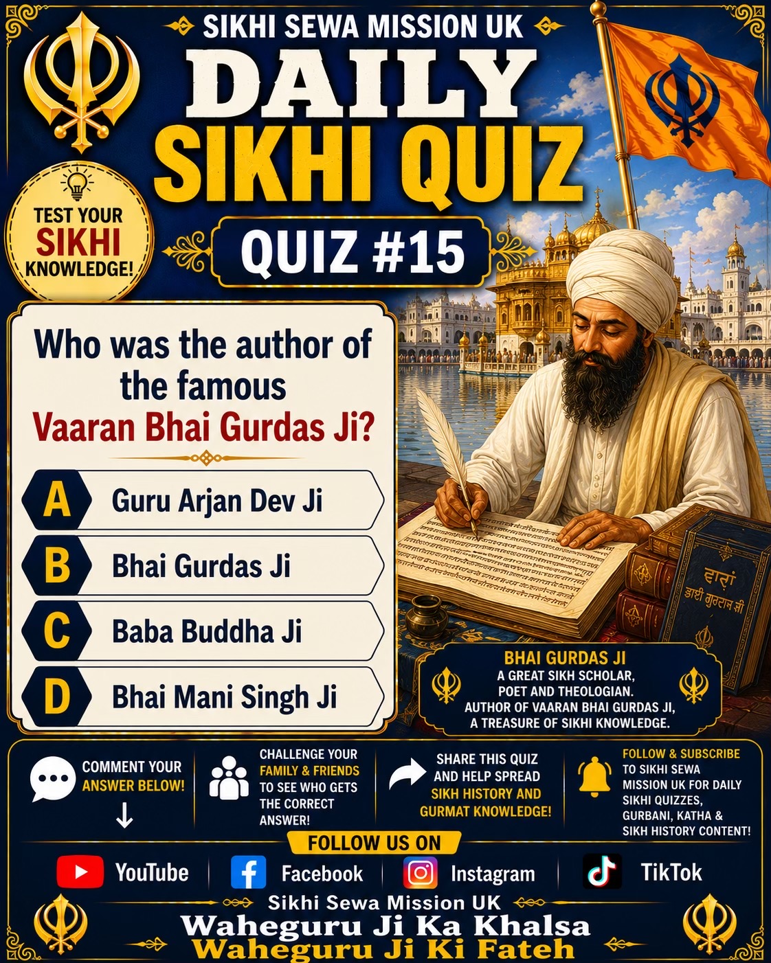 @Sikhi sewa mission Uk