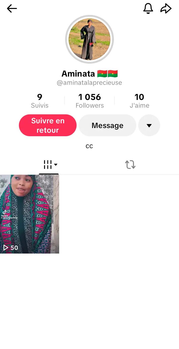 @la pr&eacute;cieuse Aminata 🇧🇫🇧🇫