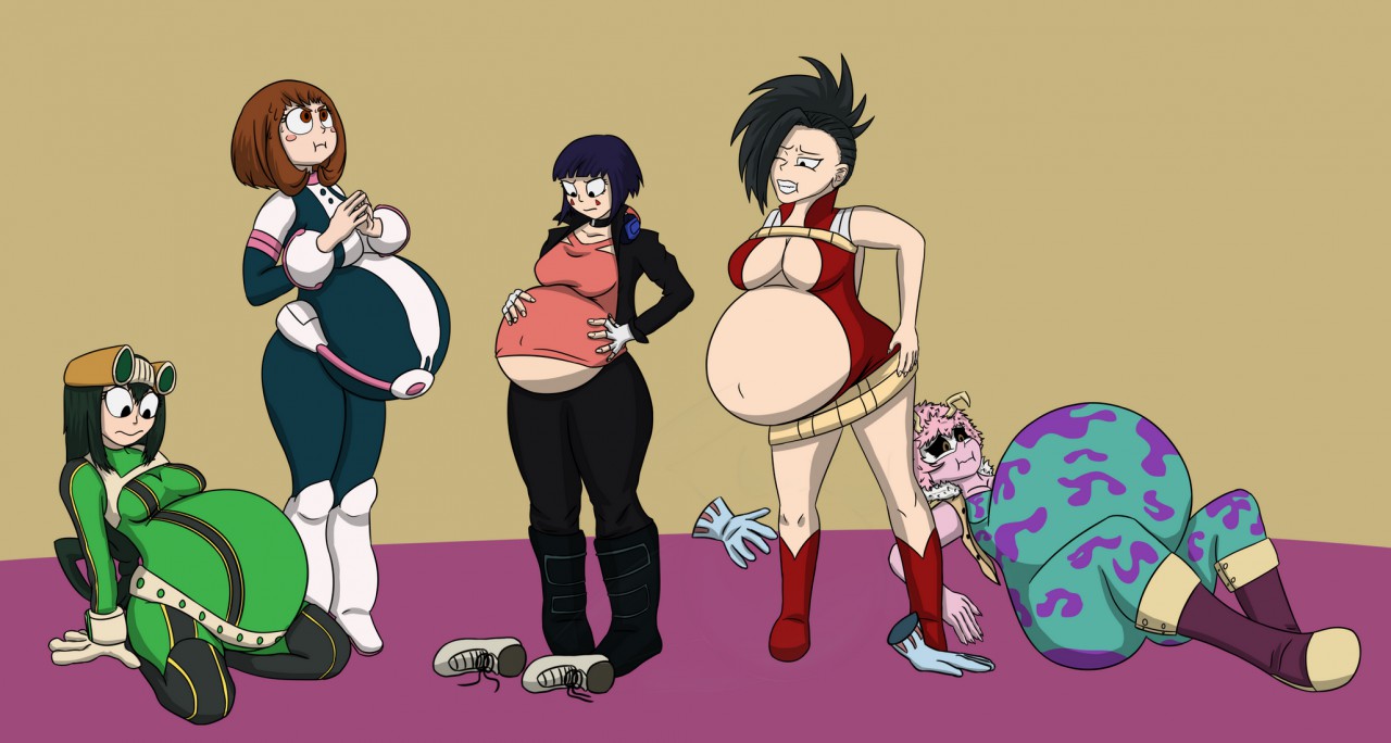 @Girl belly stuffed