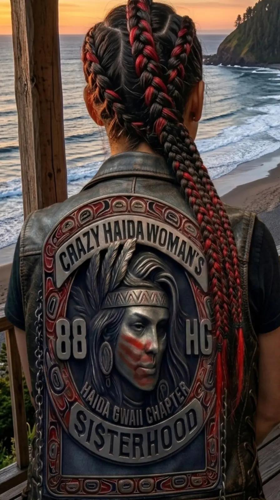 @Crazy Haida Woman's