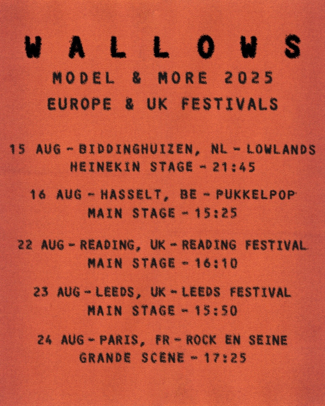 @Wallows Info