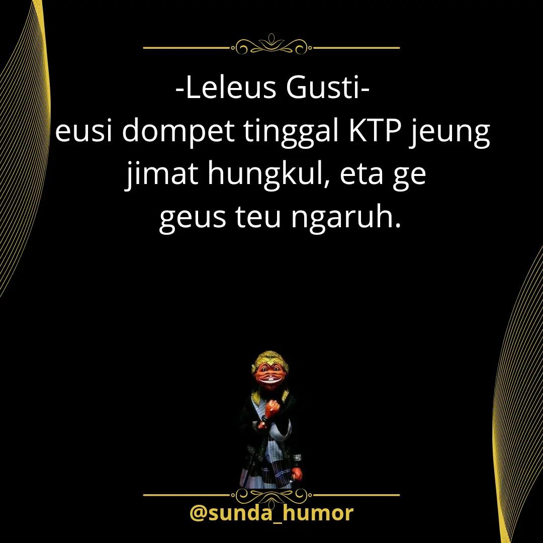 @sunda humor