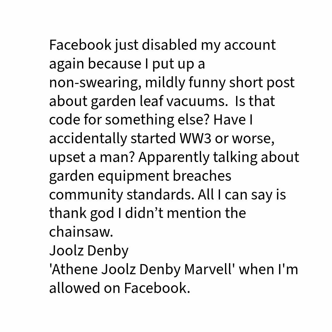 @Joolz Denby