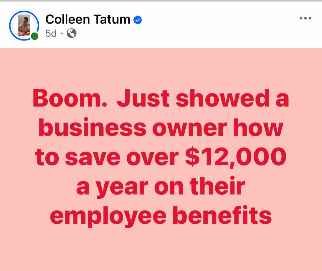 @Colleen Tatum