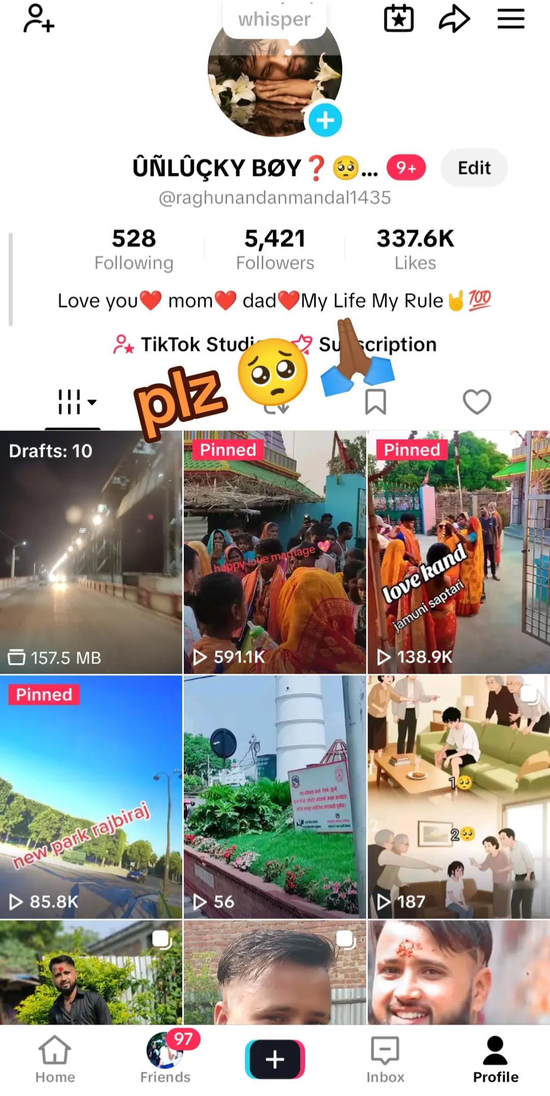 @ÛÑLÛÇKY BØY❓🥺😴🤦