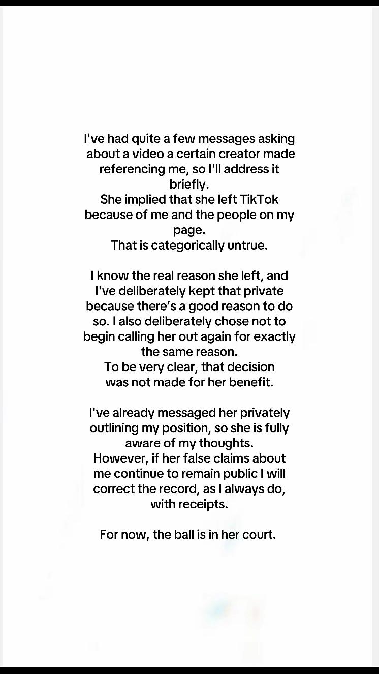 @Calling out the bs
