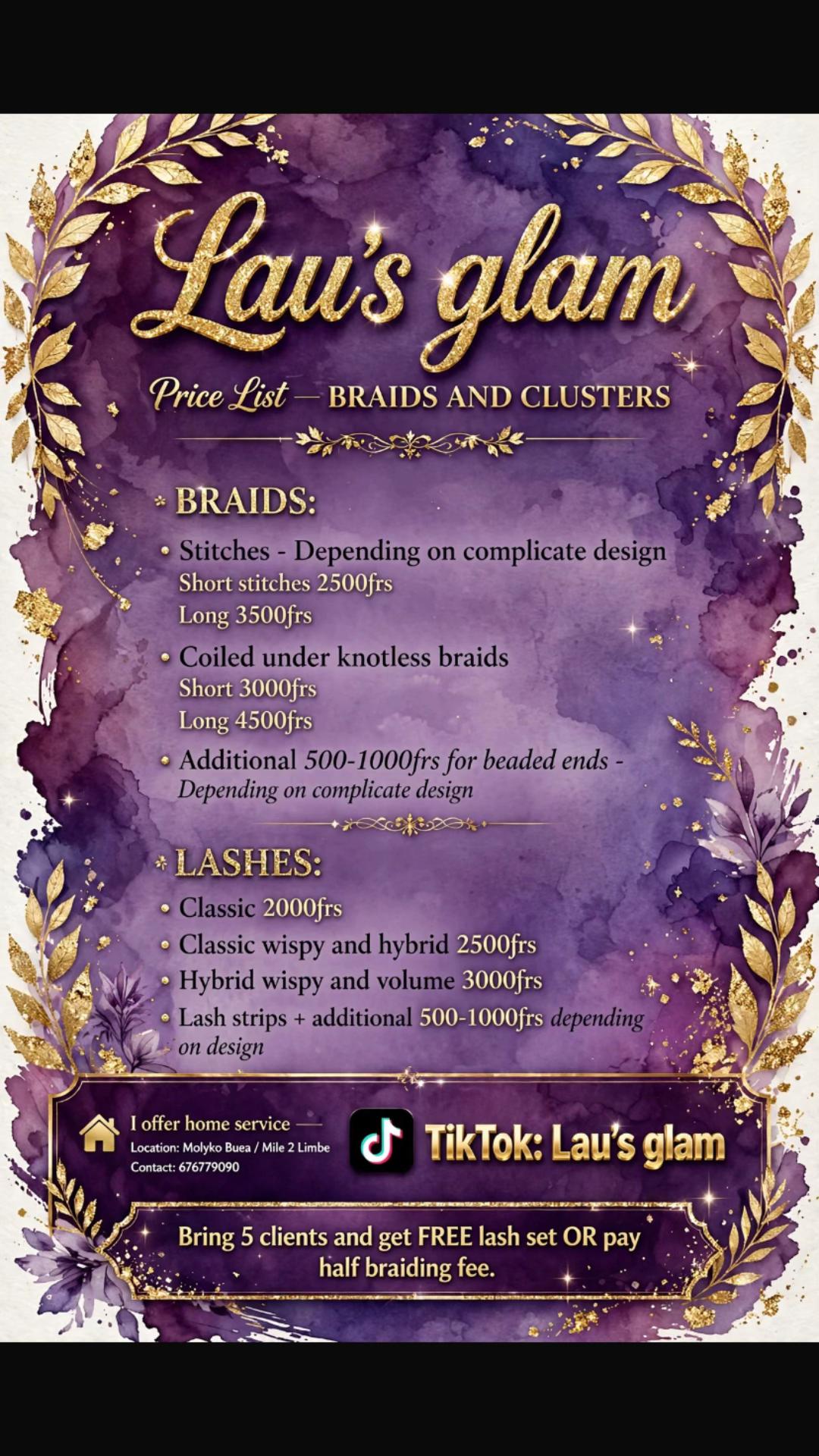 @Braids-clusterlash buea/limbe
