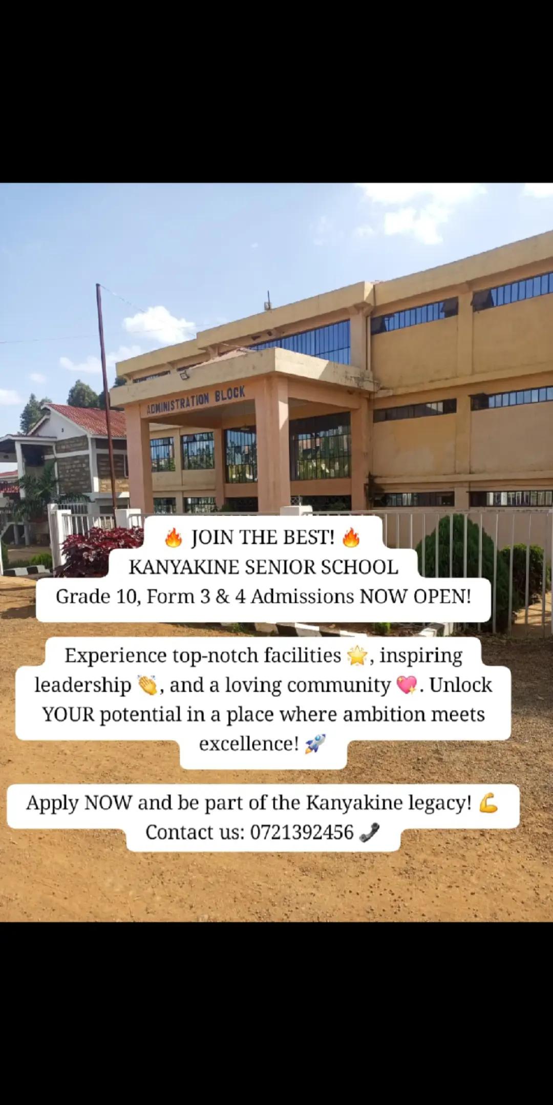 @Kanyakine Senior School