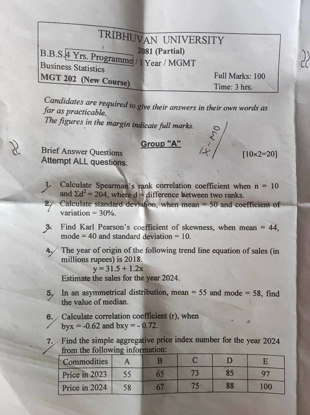 @Routine of students exam