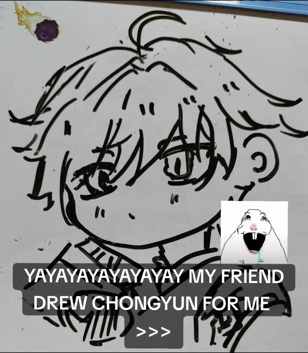 @Chongyun's biggest ပန်ကာ(fan)