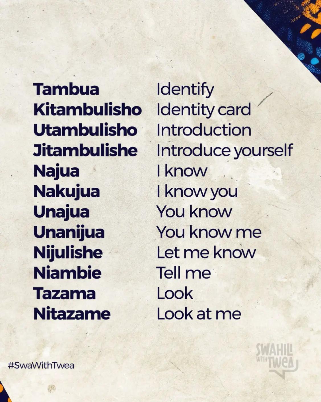 @Swahili With Twea