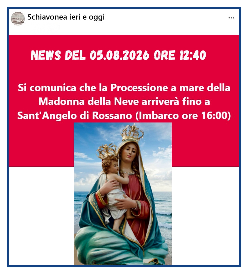 @Schiavonea ieri e oggi