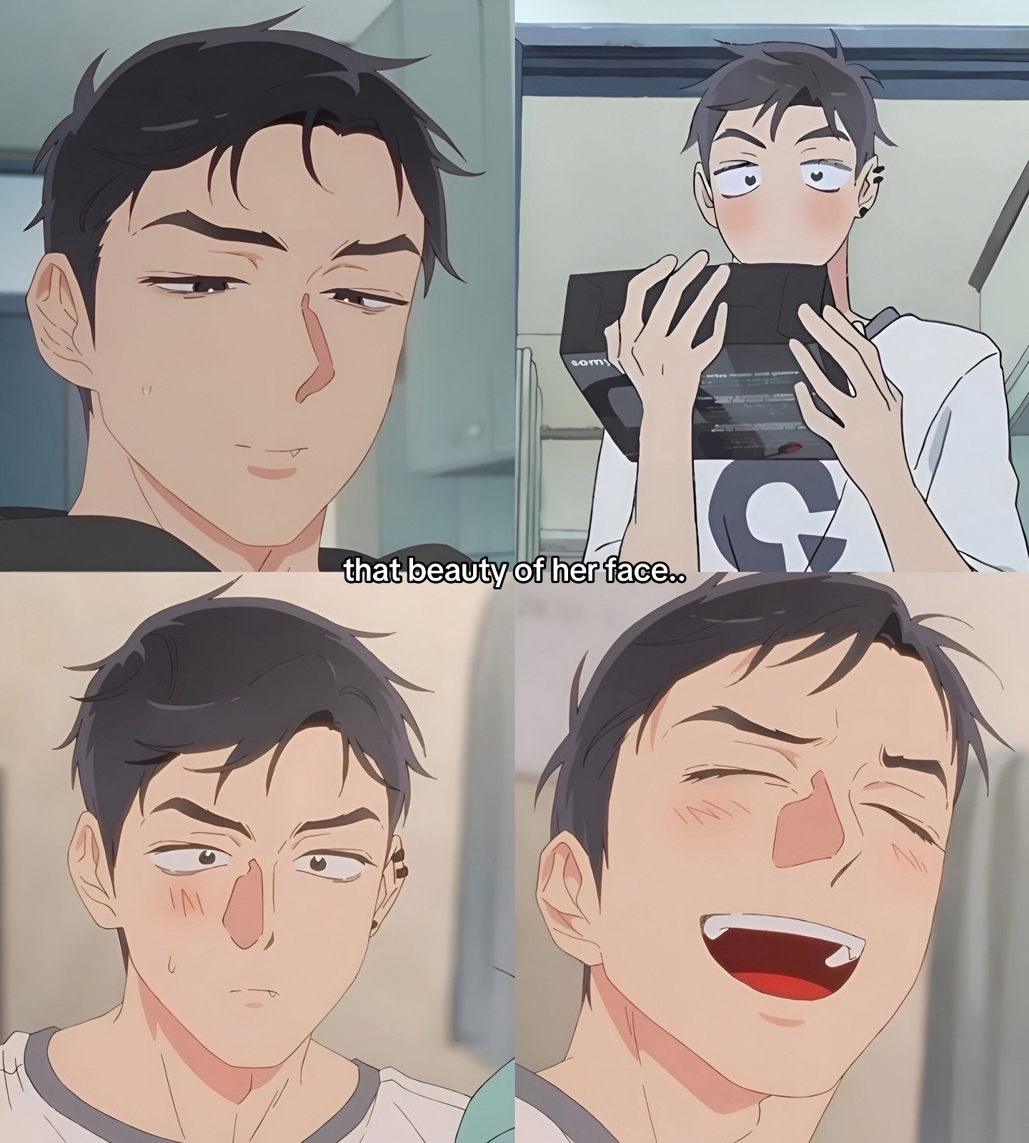 @(●´□`)♡