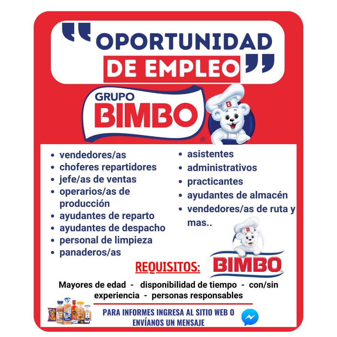 @trabajo si hay✅️