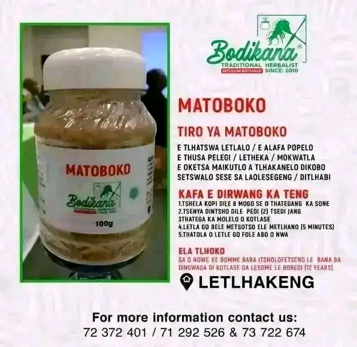 @Bodikana Traditional herbalist