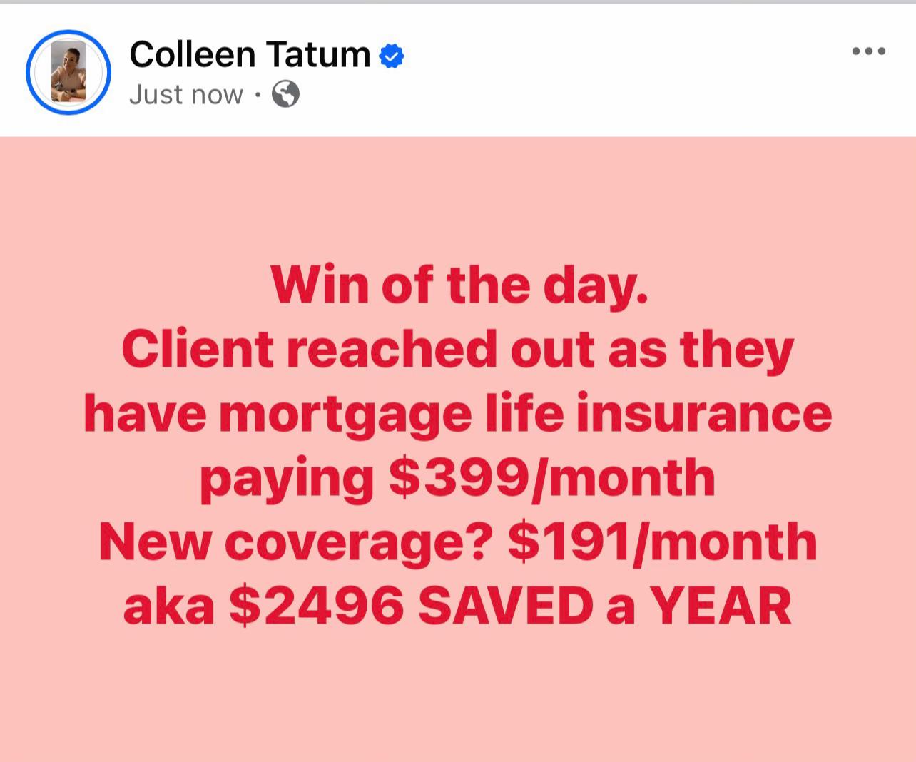@Colleen Tatum