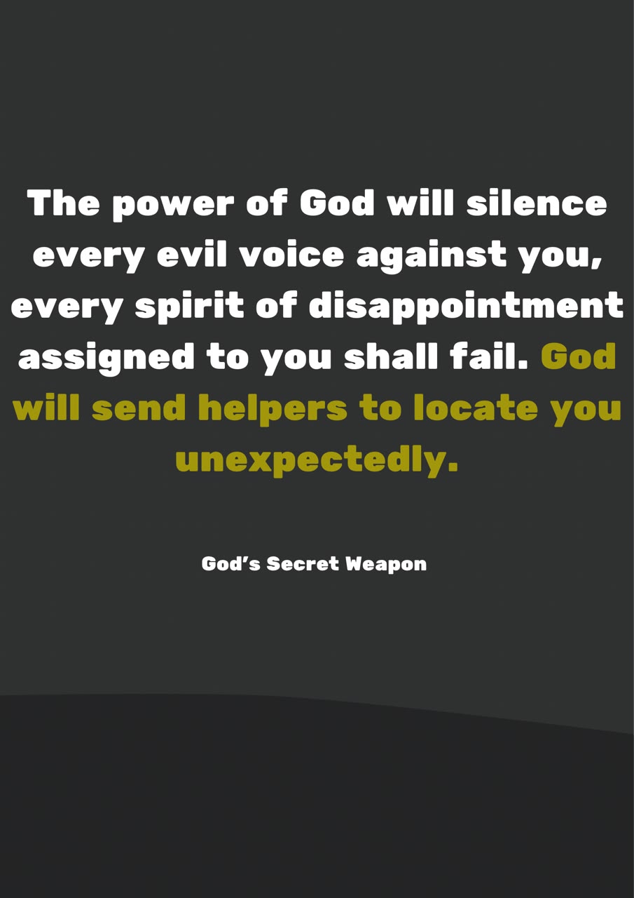 @GOD&rsquo;S_SECRET_WEAPON