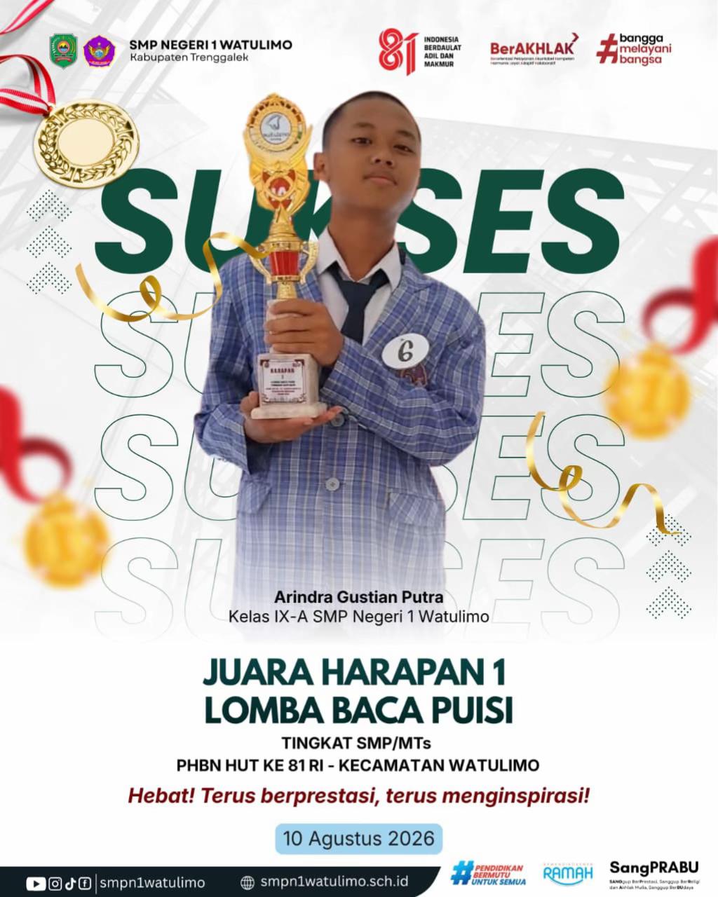 @SMPN 1 WATULIMO