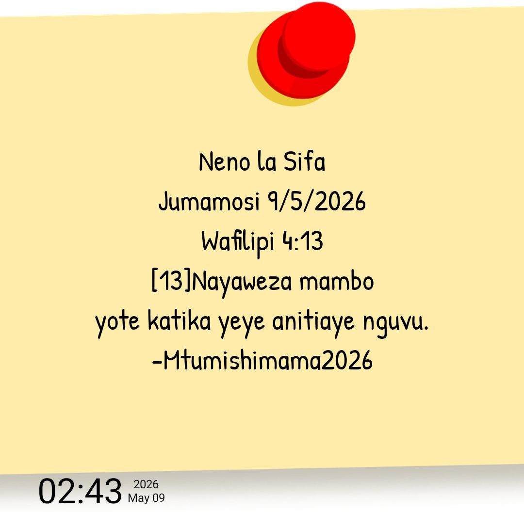 @Mtumishimama Church Online