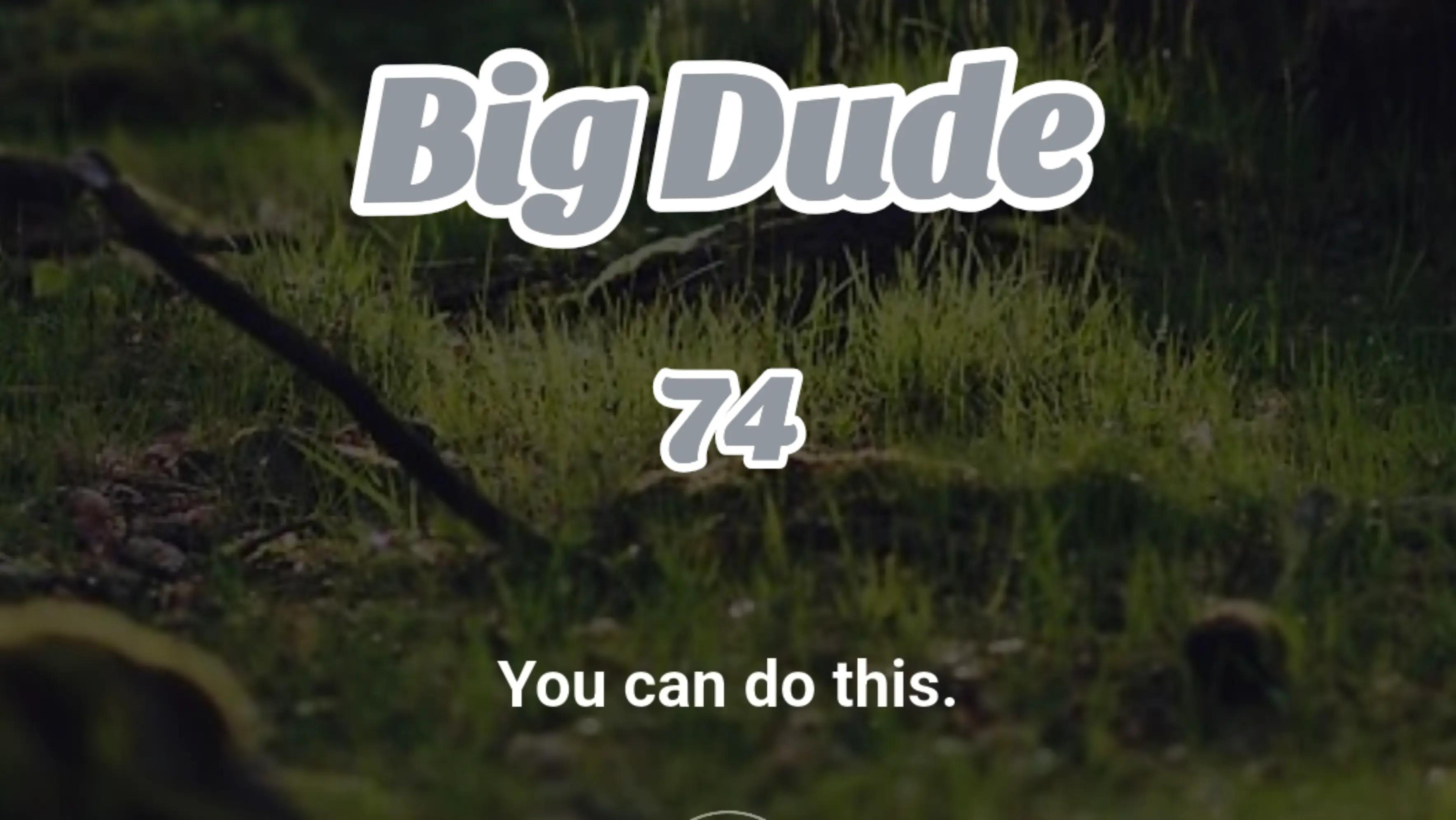 @Big Dude
