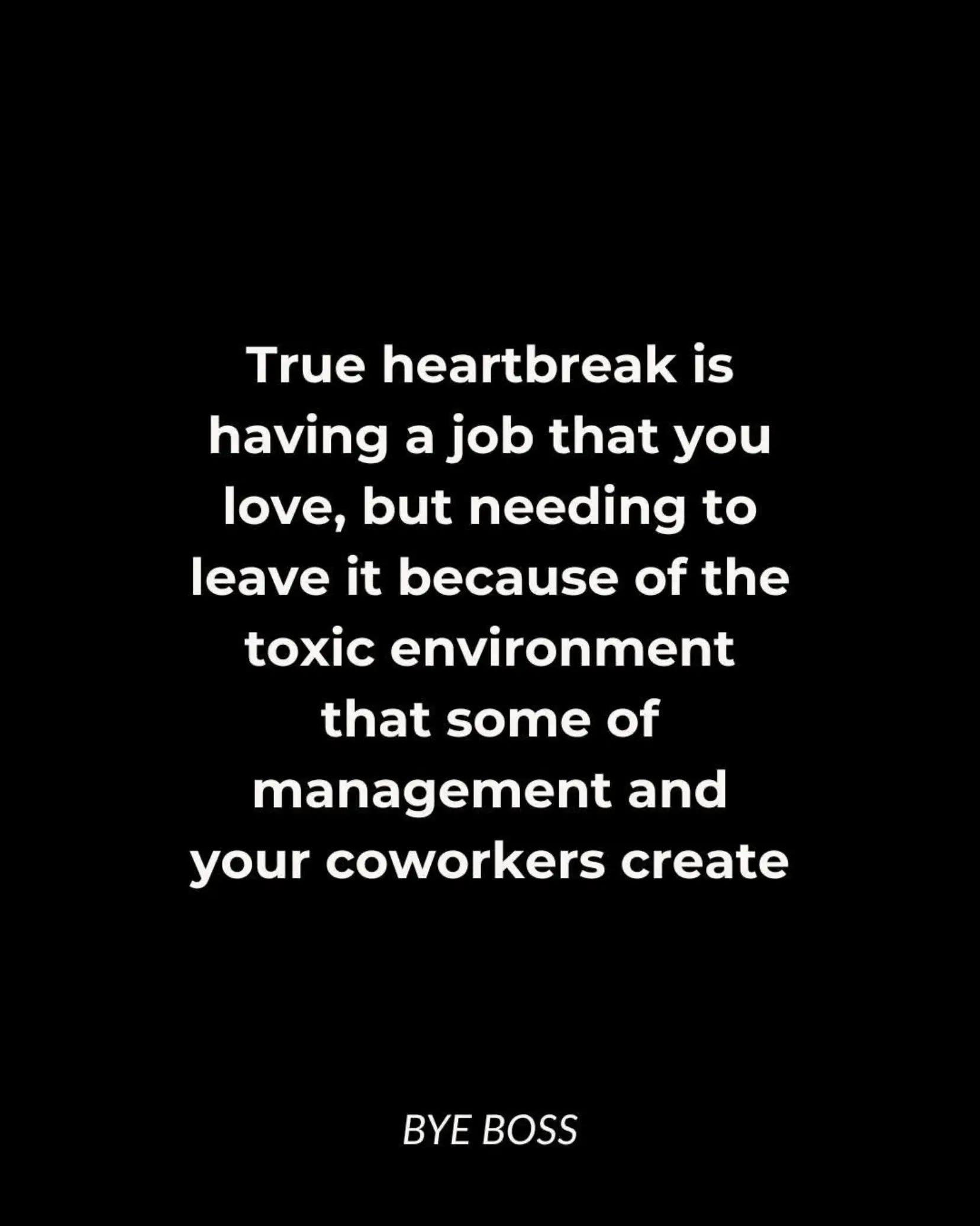@Bye Boss | Toxic workplace