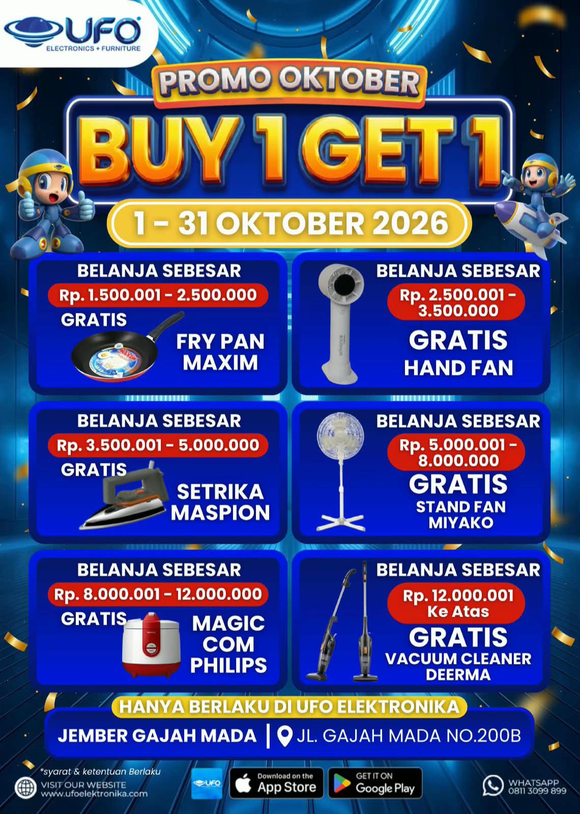 @UFO JEMBER GAJAH MADA