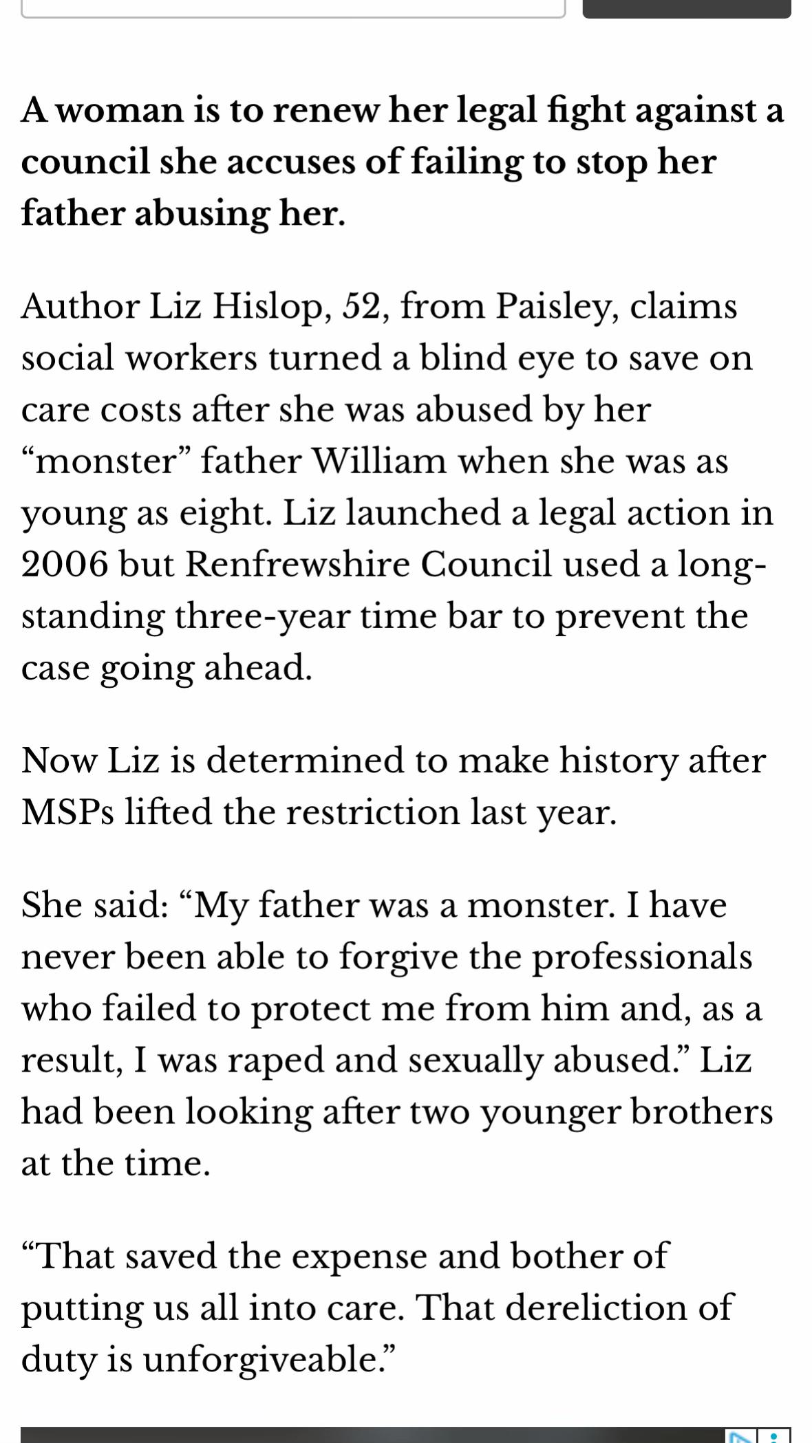 @Elizabeth Hislop