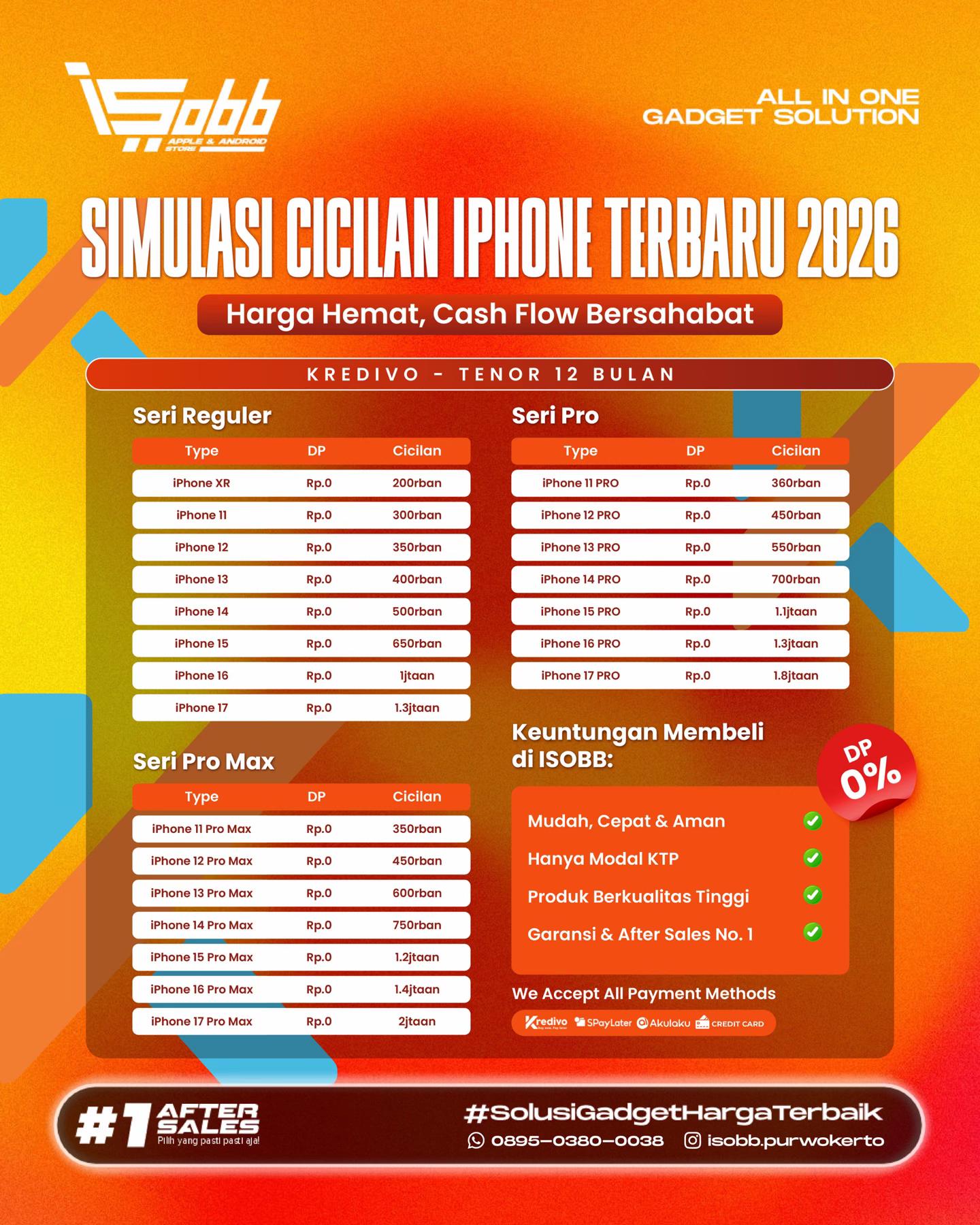 @ISOBB IPHONE STORE PURWOKERTO