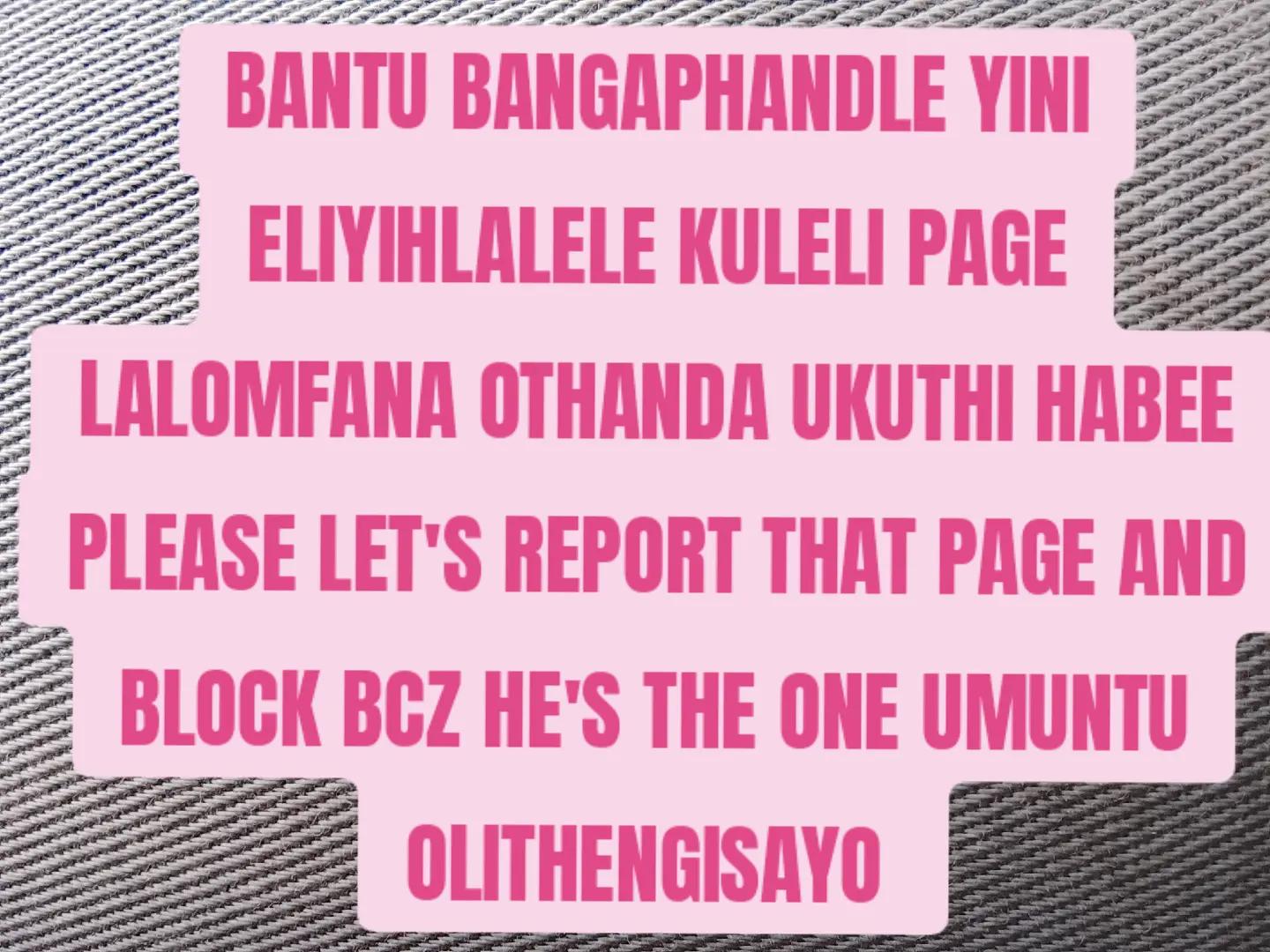 @IBHOVA LIKAMTHWAKAZI