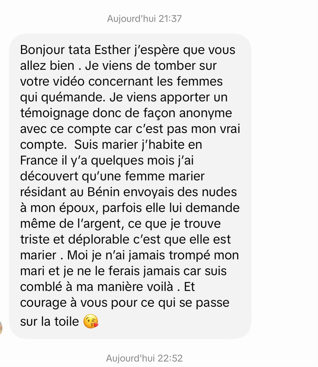 @Esther Zoumenou